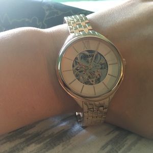 🌹ROSE GOLD 🌹 FOSSIL OPEN FACE WOMEN’S WRISTWATCH